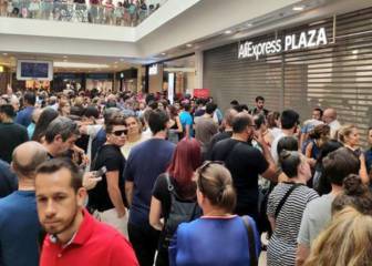 Máxima locura en la apertura de la tienda física de AliExpress en Madrid