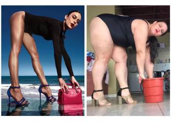 Esta instagramer recrea las sesiones fotográficas para demostrar lo absurdas que son