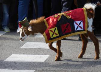 ¿Por qué es la cabra la mascota de la Legión en los desfiles militares?