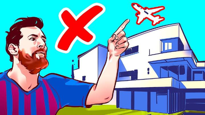 Messi Why Are Aeroplanes Banned From Flying Over Barca Star S House As Com