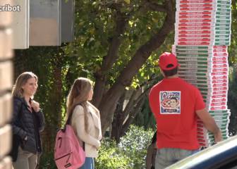 Cámara oculta: entrega cien pizzas y pretende que se las paguen