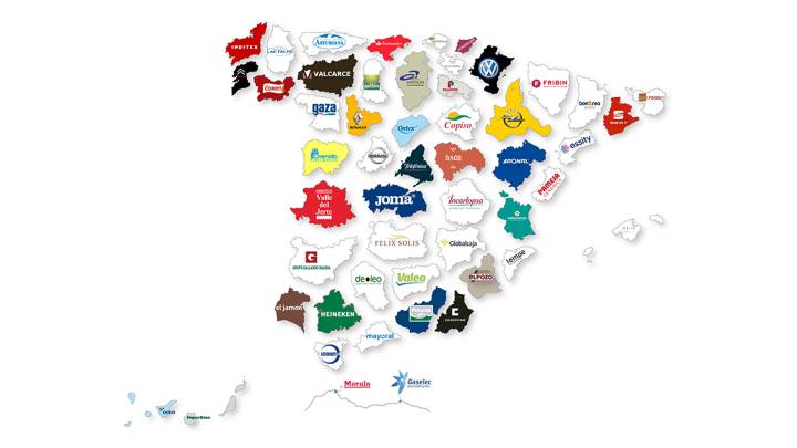 Estas son las empresas más importantes por cada provincia española, según DataCentric