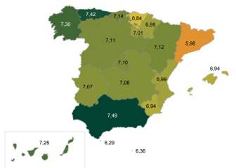 ¿Qué comunidades autónomas caen mejor a los españoles? Andalucía encabeza la lista
