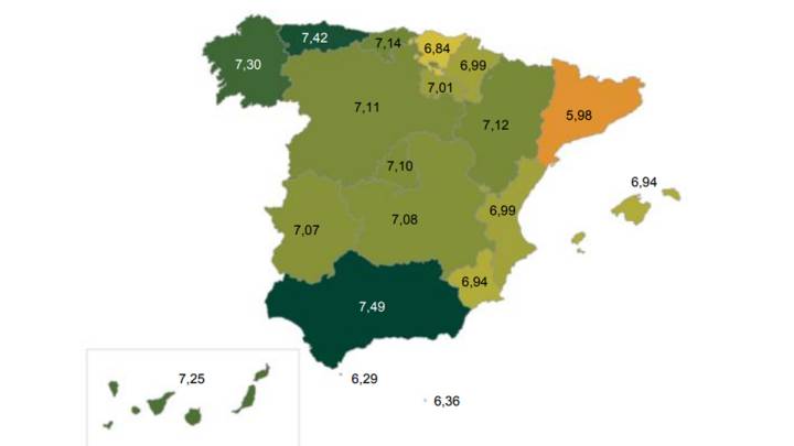 ¿Qué comunidades autónomas caen mejor a los españoles? Andalucía encabeza la lista