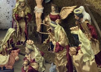 Cachondeo en Twitter con este curioso e insólito belén de Navidad