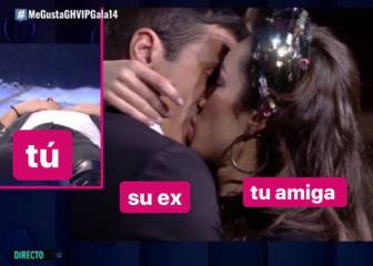 El beso entre Adara y Hugo Sierra protagonista de los memes de ‘GH VIP 7’