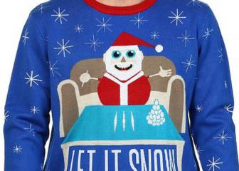 Polémica en redes por un jersey de Papá Noel con cocaína