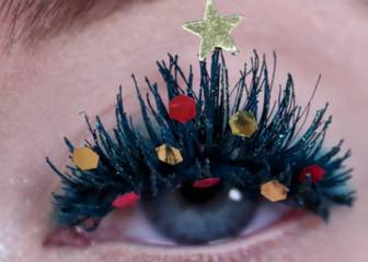 Así son las ‘pestañas árbol de Navidad’ que arrasan en Instagram