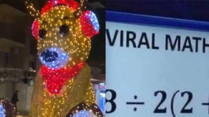 Lo más visto en redes: del reno ‘hackeado’ al problema matemático viral