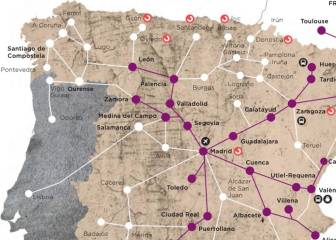 Renfe la lía con este mapa repleto de errores geográficos
