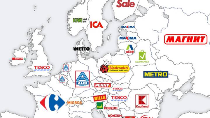 Discordia en Twitter por el supermercado elegido para España en este mapa