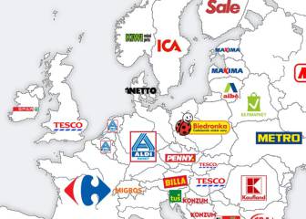 Discordia en Twitter por el supermercado elegido para España en este mapa