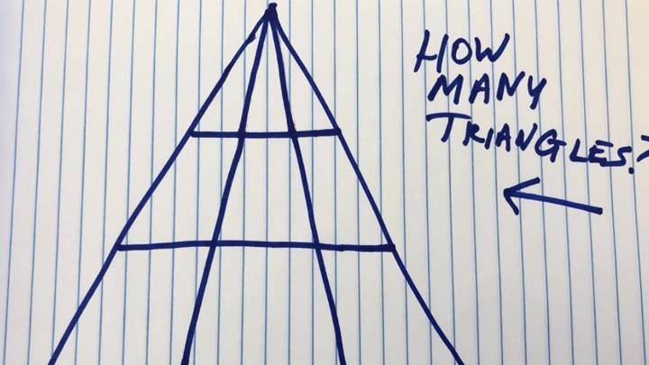 Reto viral: ¿cuántos triángulos ves en esta imagen?