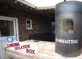 Este youtuber ha construido una capsula para aislarse del COVID-19