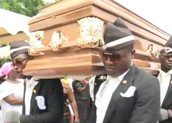 ¿Cuál es el origen del meme viral de los porteadores africanos bailando en un funeral?
