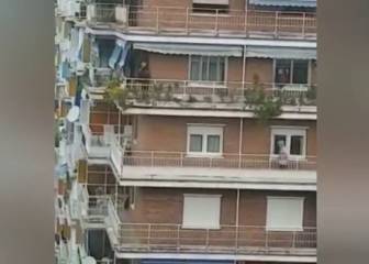 La desternillante e improvisada ‘carrera’ entre vecinos que arrasa en redes