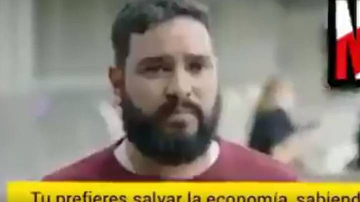 Elige el dinero antes que salvar vidas en la pandemia y cuando ve a su familia reacciona así...