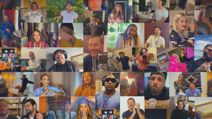 Una nueva versión de 'Color esperanza' reúne a 30 artistas
