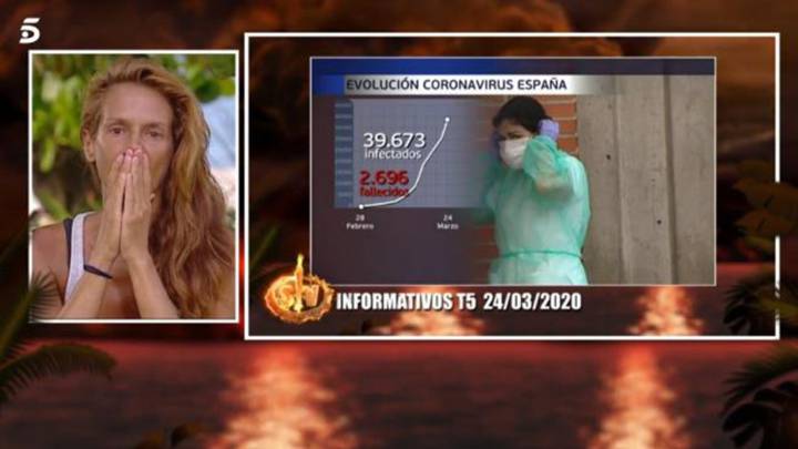 Shock en directo: Elena se derrumba al ver lo ocurrido con la COVID-19 en España