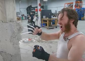 Este youtuber ha creado unas garras como las de Lobezno capaces de romper hormigón