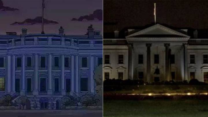 ‘Los Simpson’ lo han vuelto a hacer: así luce la Casa Blanca en uno de sus capítulos