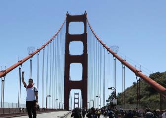 El Golden Gate se convierte en una 'armónica gigante' a causa del viento