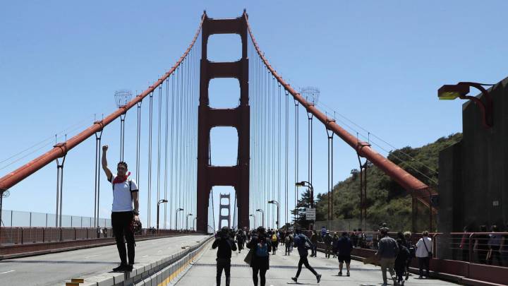 El Golden Gate se convierte en una 'armónica gigante' a causa del viento