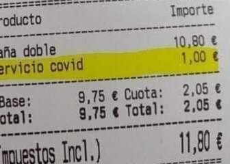 Las redes estallan contra la ‘tasa Covid’ que cobran en un bar de Tenerife