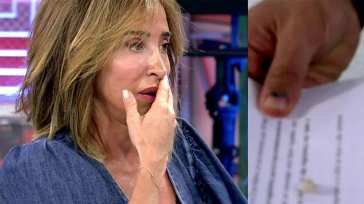 María Patiño pierde un diente en directo y desata el cachondeo en redes