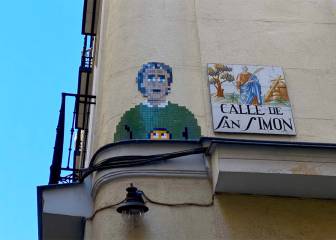 Una calle de Madrid rinde homenaje a Fernando Simón con este original dibujo