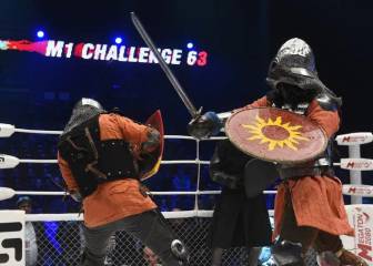 Esta extraña competición rusa une lucha medieval con MMA