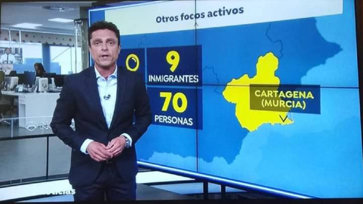 "Inmigrantes" y "personas": el rótulo de Antena 3 que ha desatado la indignación