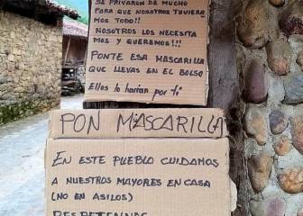 El cartel viral de un pueblo de Asturias con el que buscan proteger a sus mayores