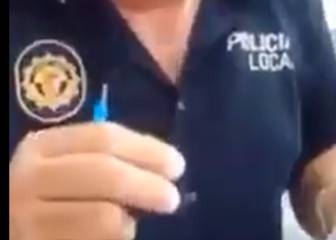 El estrambótico encuentro de un Policía con una mujer que no llevaba mascarilla