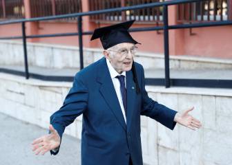 Un italiano de 96 años se convierte en el graduado de mayor edad del país