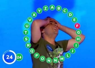 Pura tensión: Pablo Díaz vuelve a quedarse a una letra del bote de ‘Pasapalabra’
