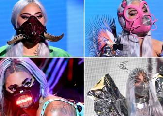 Lady Gaga arrasa con sus estrafalarias mascarillas en los premios VMA’s 2020