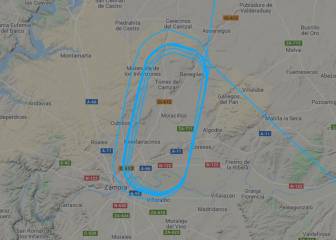 Un avión da diez vueltas sobre Zamora antes de ser desviado a Madrid por un fallo técnico