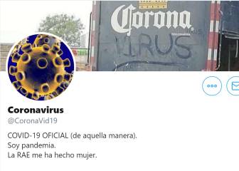 La cuenta del coronavirus sigue dando guerra humorística en Twitter