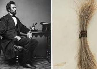 Subastan un mechón de pelo de Abraham Lincoln y un telegrama por más de 70.000 euros