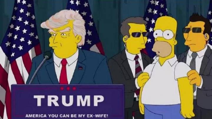 Los Simpson enumeran 50 razones para no votar a Trump