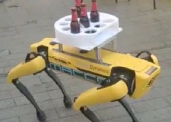 Aparece un perro-robot de Boston Dynamics sirviendo cervezas en Sevilla