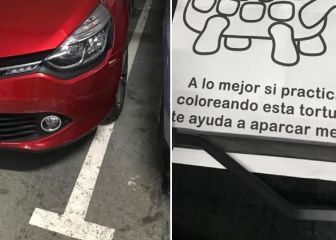 Aparca mal el coche y le dejan una nota de lo ms creativa