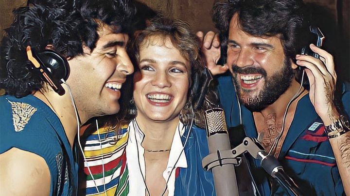 Aquella vez que Maradona cantó con Pimpinela