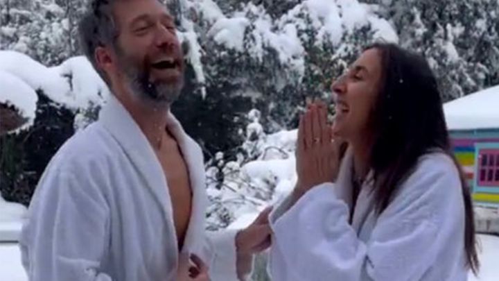 Paz Padilla se convierte en ‘La Chusa’ para imitar a Pedroche en la nieve