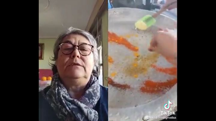 Esta 'madre indignada' se ha hecho viral criticando las paellas de los usuarios de TikTok