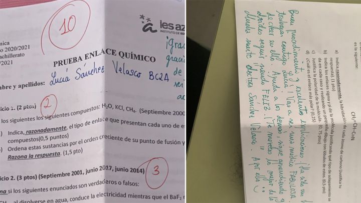 Un profesor conquista Twitter con esta maravillosa corrección de un examen