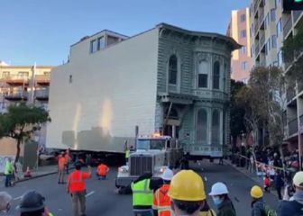 Un vecino de San Francisco se cambia de barrio y se lleva su casa con él