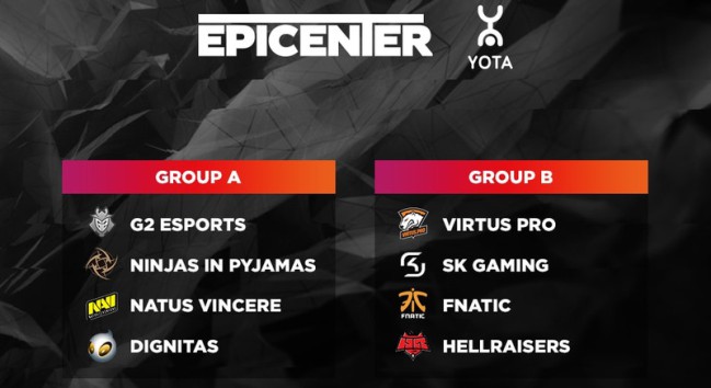 Grupos A y B del torneo de CS:GO en EPICENTER Moscow