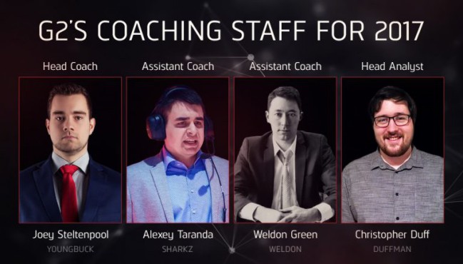 G2 coaching staff